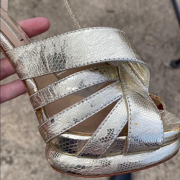 Nicholas Kirkwood Metallic heels size 38 1/2 - Picture 3 of 6